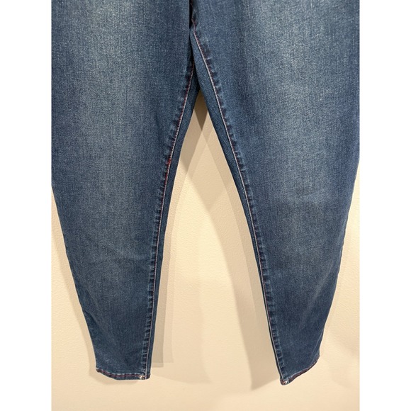 True Religion Crystal Skinny Jeans Womens 30 Blue Denim Mid-Rise Jennie Curvy - Picture 9 of 10